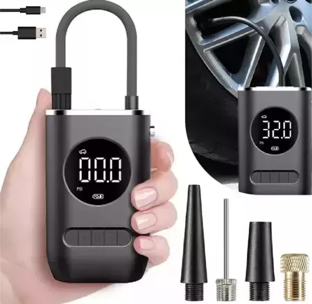 Calibrador Compressor De Ar Portátil Recarregável