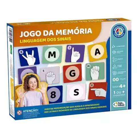 Jogo Da Memória (língua dos sinais)