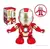 Boneco Dance Hero Homem De Ferro Robô C/ Luz Som Vingadores