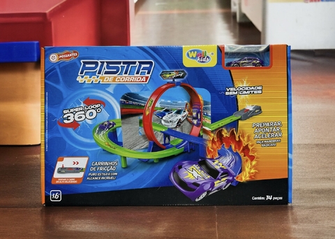 Pista de corrida super loops 360°