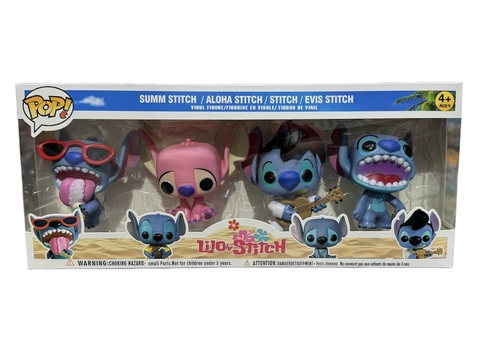 Kit 4 funkos Stitch