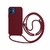 Capa com Alça para iPhone - Vermelho Dark - loja online