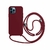 Capa com Alça para iPhone - Vermelho Dark - Infinito Loja