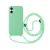 Capa com Alça para iPhone - Verde Menta