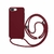 Capa com Alça para iPhone - Vermelho Dark - Infinito Loja