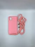 Capa com Alça para iPhone - Pink na internet