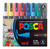 Caneta Posca C/8 Pc-5m Cores Sortidas Uni Ball