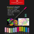 Lápis de Cor 12 Cores SuperSoft, Neon, Pastel, Faber-Castell na internet