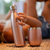 Garrafa Térmica Kouda Grey 500ml Rose Gold – Tampa Inox - comprar online