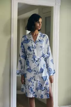 Buzios Robe Tropical Blue