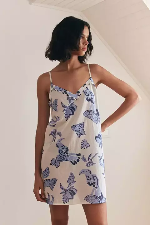 Sleep Dress Blue Buzios