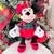 Minnie Roupa Xadrez 16cm