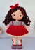 Receita Boneca Mel Amigurumi - PDF