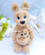 Receita Canguru e Bebê Amigurumi - PDF