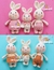 Combo Receita Família de Coelhos Amigurumi - PDF - comprar online
