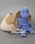 Receita Dinossauro Argola Amigurumi - PDF
