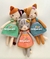 Receita Gatinhas de Vestido Amigurumi - PDF