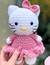 Receita Hello Kitty Pelúcia Amigurumi - PDF