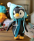 Receita Pinguim Capuz Azul Amigurumi - PDF
