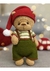 Receita Urso Natalino Amigurumi - PDF