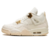 Tênis Air Jordan 4 "Metallic Gold" Branco / Dourado