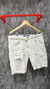 Bermuda Jeans Jogador Destroyed Branca - comprar online