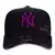 Boné New Era Destroyed MLB New York Yankees Preto/Roxo