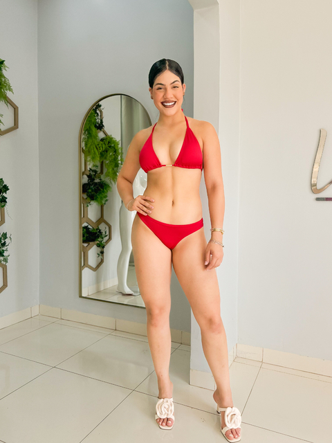 Cortininha vermelho