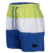 SWIM SHORT STRIPES LIME SKYBLUE