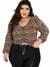 Cropped Blusinha Plus Size Mnaga Princesa Depreado - Meg na internet
