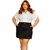 Shorts saia alfaiataria plus size cintura alta social - Sol - comprar online