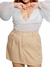 Shorts saia alfaiataria plus size cintura alta social - Sol - comprar online