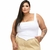 Imagem do Corselet Plus Size Feminino Tamanho Grande Detalhe Assimétrico Bico - Maria