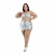 Conjunto Metalizado Plus Size Tendência Carnaval - Paola na internet