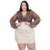 Conjunto Blusa Manga Longa E Saia Couro Festa Luxo Plus G1 - Laura