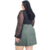 Conjunto Blusa Manga Longa E Saia Couro Festa Luxo Plus G1 - Laura - loja online