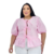 Blusa Bata Plus SIze Laço Amarração Tamanho Grande Tricoline Bababdo - Júlia - Donna Moça Plus