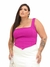 Corselet Plus Size Feminino Tamanho Grande Detalhe Assimétrico Bico - Maria