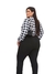 Conjunto Camisa Social com Botões E Calça Jogger Elegante Plus Size - Luiza - comprar online