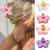 Presilha de Cabelo Flor Pinterest 08 cm - loja online