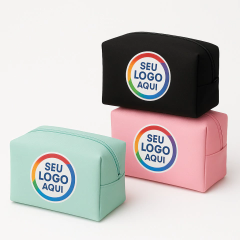 Kit 10 Necessaires Grande Personalizadas para Empresas - comprar online