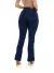 Kit Feminino 2 Peças - Calça Flare Jeans Preto e Calça Flare Jeans Escuro Levanta Bumbum Cintura Alta na internet