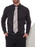 Camisa Social Manga Longa Slim Preta - loja online