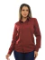Imagem do Kit Feminino 2 peças - Calça Feminina Skinny Jeans Escuro e Camisa Social Feminina Slim Vinho