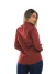 Kit Feminino 2 peças - Calça Feminina Skinny Jeans Escuro e Camisa Social Feminina Slim Vinho - Ptrl Jeans | Moda Jeans