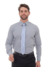 Camisa Social Manga Longa Slim Cinza
