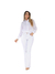 Calça Feminina Flare Sarja Branca