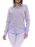 Camisa Social Feminina Manga Longa Slim Lilás na internet