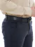 Calça Masculina Sarja Esporte Fino Azul Marinho - comprar online