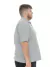 Plus Size Camisa Polo Listrada Cinza Mescla - comprar online